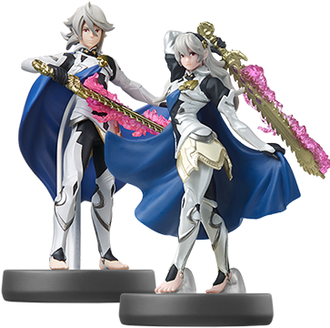 Amiibo Corrin - Bayonetta Amiibo Player 2 (380x408), Png Download