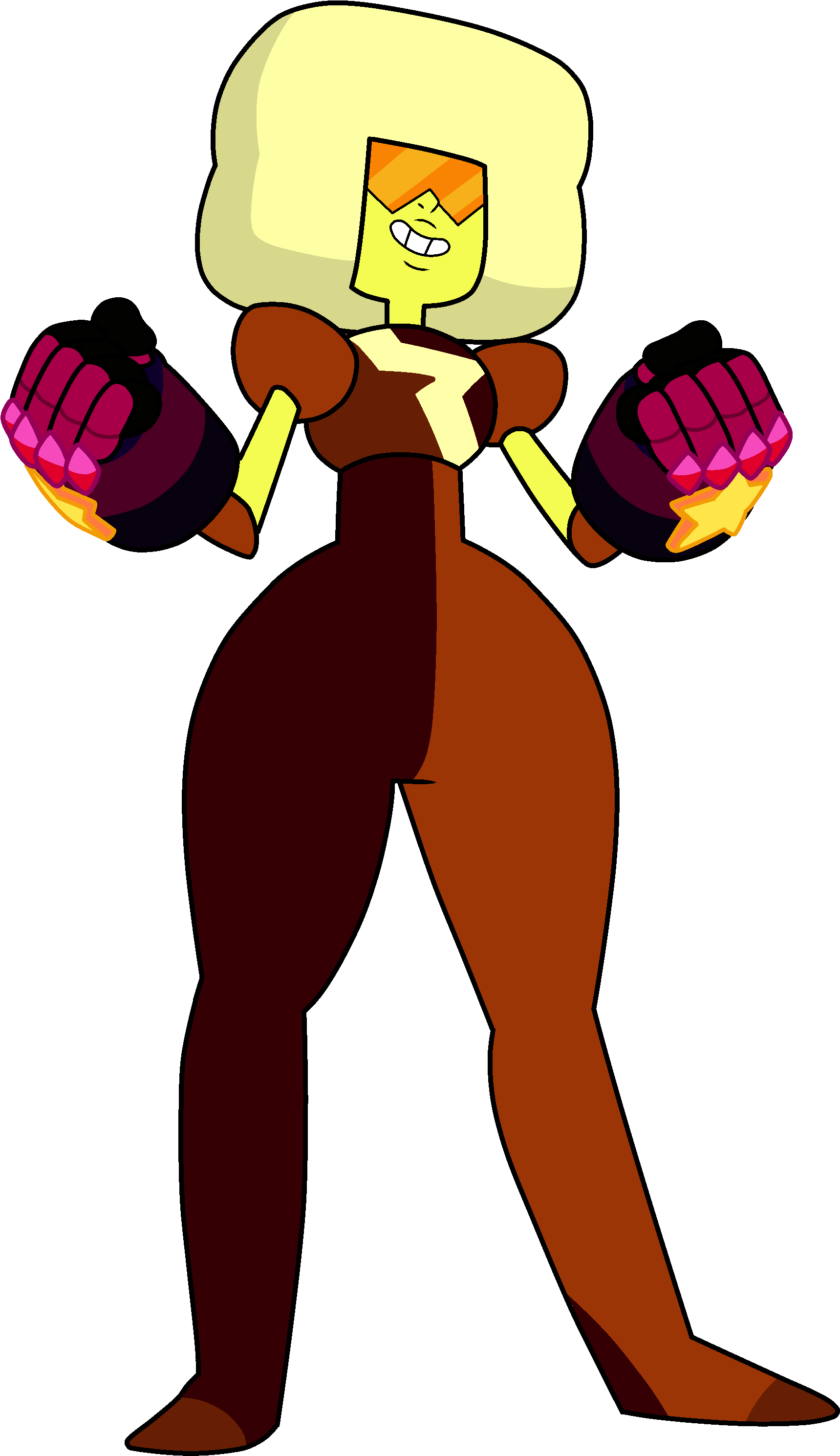 Garnet - Stevens Universe Black Girl (1750x3050), Png Download