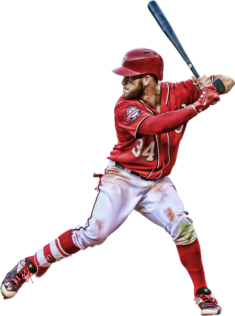 Harper Png Topaz By Beastieblake - Bryce Harper Home Run Derby 2018 (760x1024), Png Download