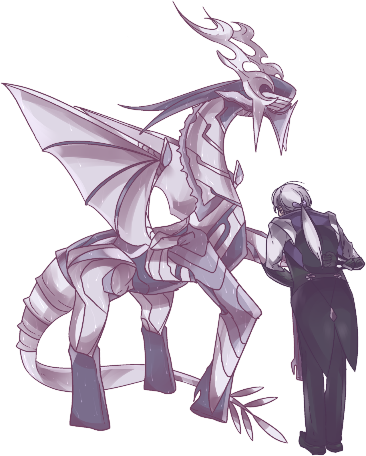 Fire Emblem If / Fates - Fe Fates Kamui Dragon (1280x1595), Png Download