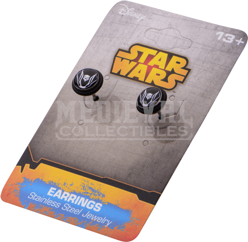 Item - Star Wars Stainless Steel Yoda Stud Earrings (850x850), Png Download