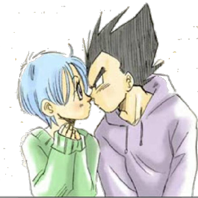 Vandc Garcia - Imagenes De Vegeta Y Bulma De Amor Para Dibujar (400x400), Png Download