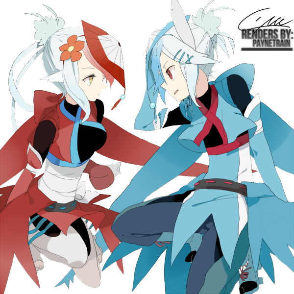 Latios And Latias Human Form (600x600), Png Download