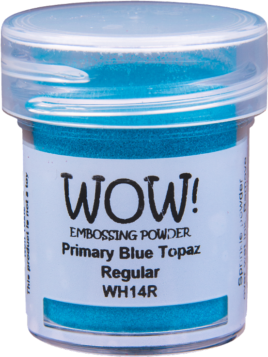 Primary Blue Topaz - Wow Embossing Powder Wow! Embossing Powder 15ml-iced (558x750), Png Download