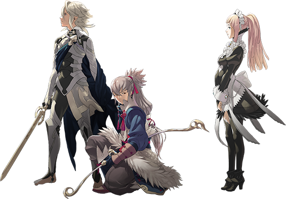 Corrin, Takumi, Felicia - Fire Emblem Fates Male Corrin (565x394), Png Download
