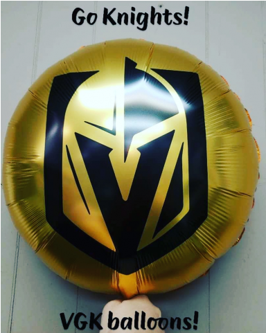 Vegas Golden Knights Mylar - Vegas Golden Knights Balloon (480x480), Png Download