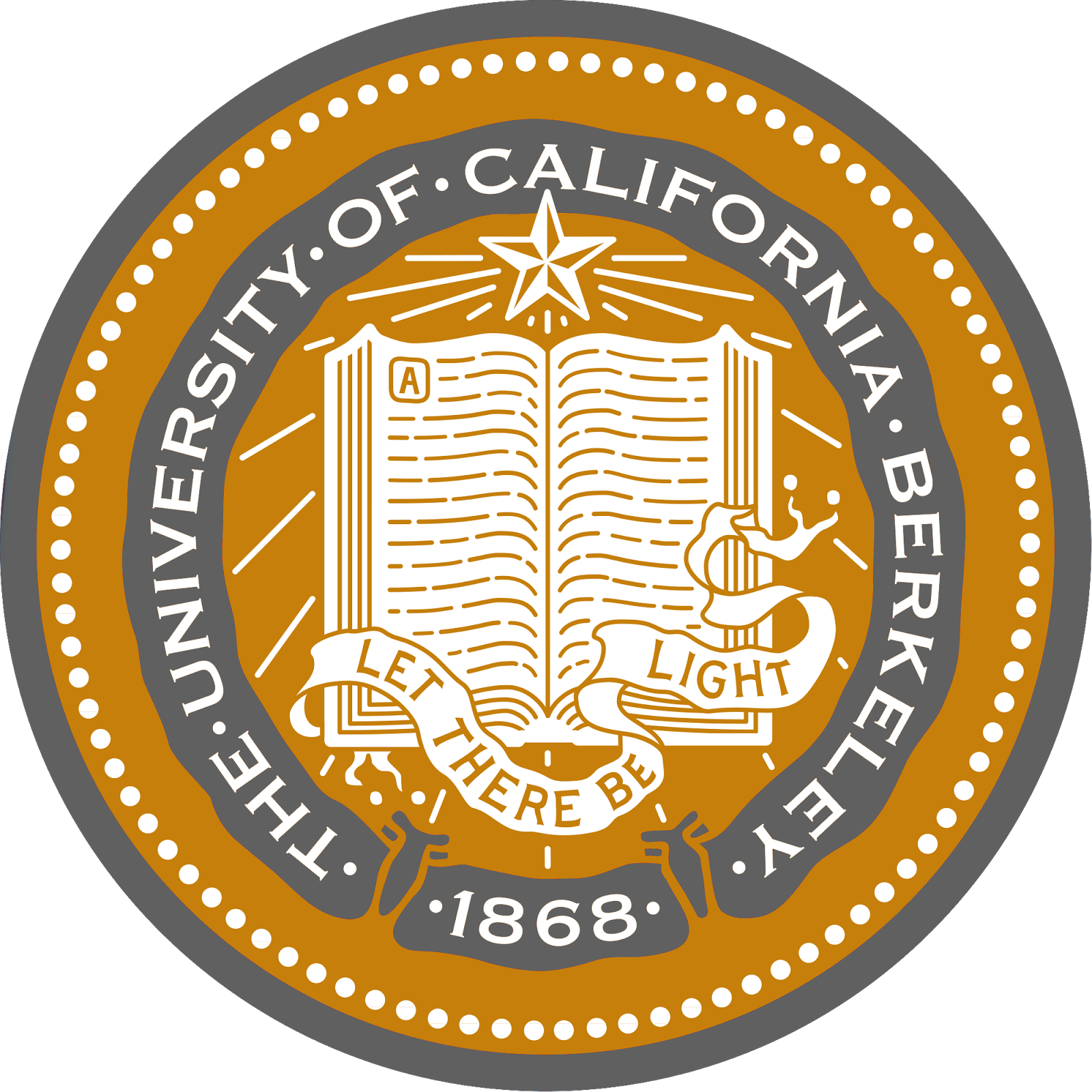University Of California Berkeley Seal (1600x1600), Png Download