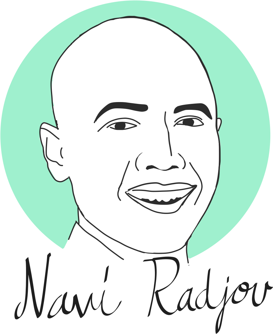 Navi Radjou - Cartoon (1246x1246), Png Download