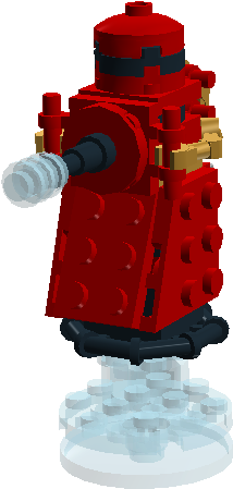 Davros Fun Pack Rebuild 1-laser Cannon Dalek - Lego (1036x601), Png Download