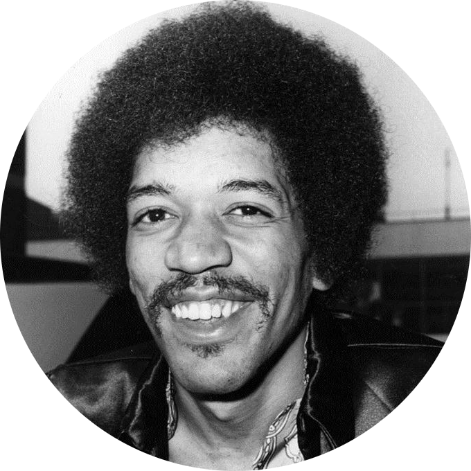 Jimi Portal - Jimi Hendrix (680x680), Png Download