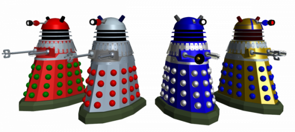 From Your Favourite Animated Dalek Series - Dalek Saga (600x270), Png Download