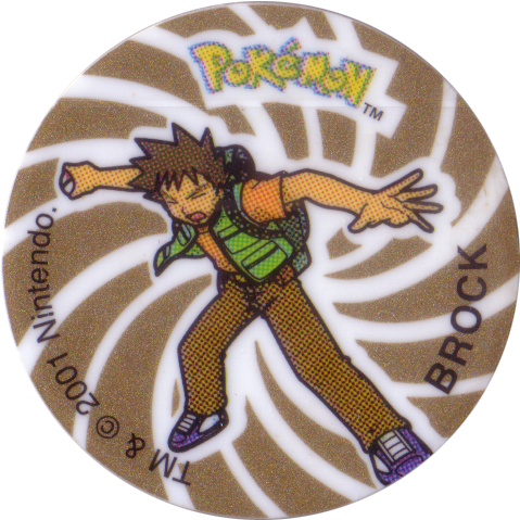 Flippos > Pokemon > Slammers C-brock - Pokemon (500x500), Png Download