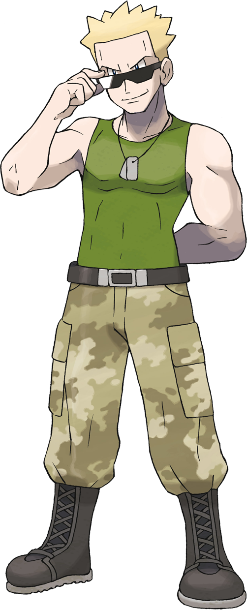 2nd Gen Gym Leaders - Pokemon Lt Surge (502x1240), Png Download