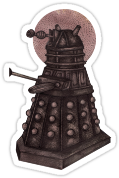 Or Get A Sticker - Dalek (375x360), Png Download