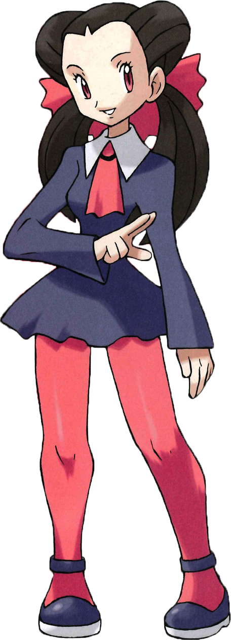 Replace A Naruto Ninja With A Pokemon Gym Leader/elite - Roxanne Pokemon Png (456x1263), Png Download