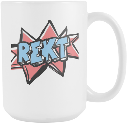 Rekt Graphics Printed 15 Oz White Mug - Vector Graphics (480x480), Png Download