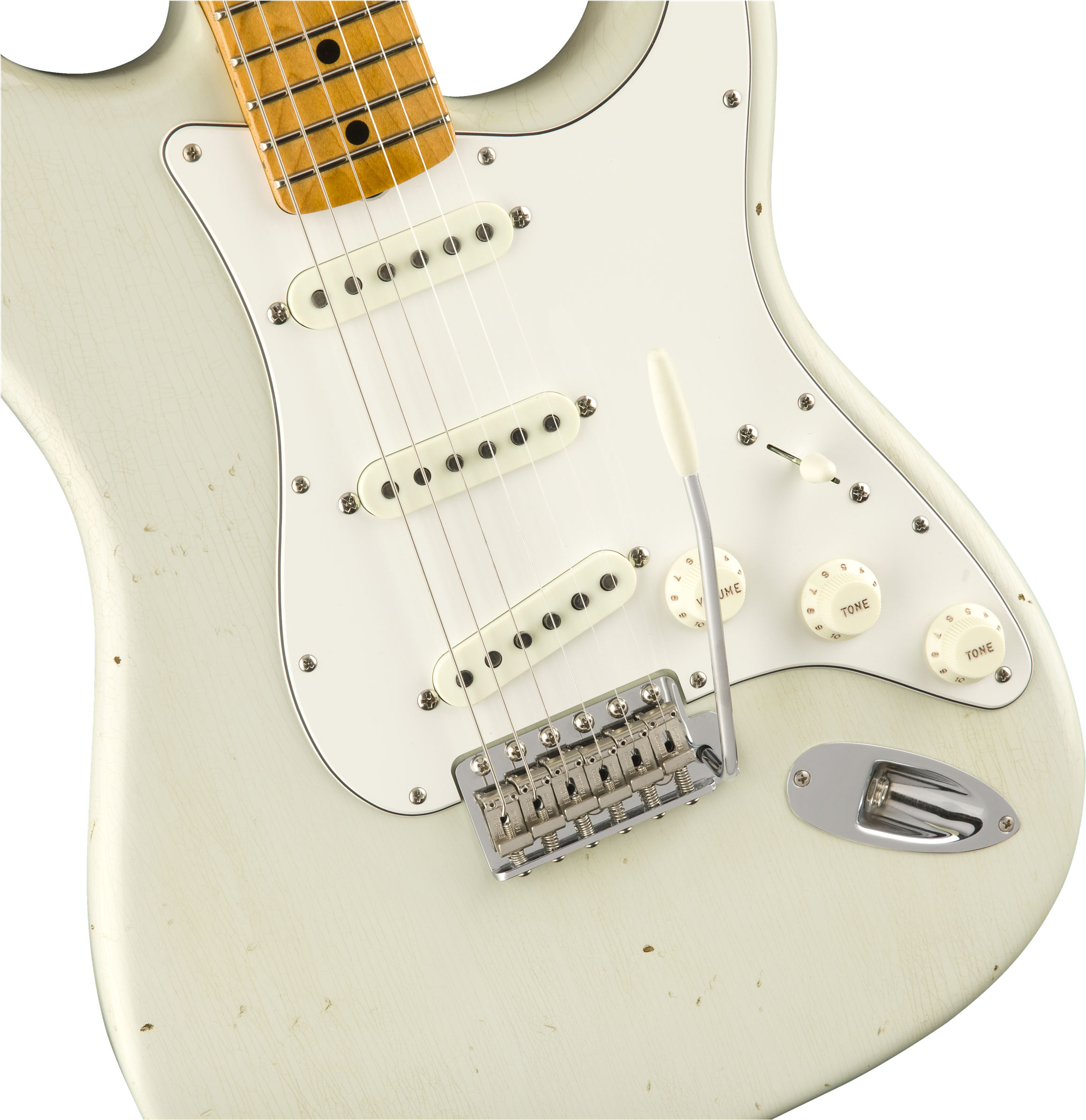 Hover To Zoom - Jimi Hendrix Fender Relic (2327x2400), Png Download