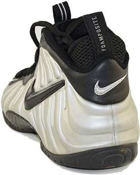 Nike Air Foamposite Pro "silver Surfer" - Nike Air Foamposite Pro Silver Surfer (600x401), Png Download