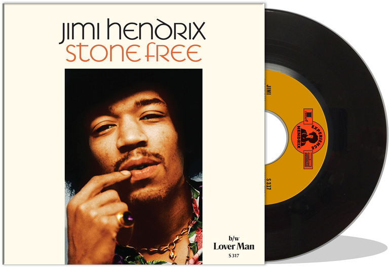 Hendrix, Jimi - Stone Free Jimi Hendrix Single (800x800), Png Download