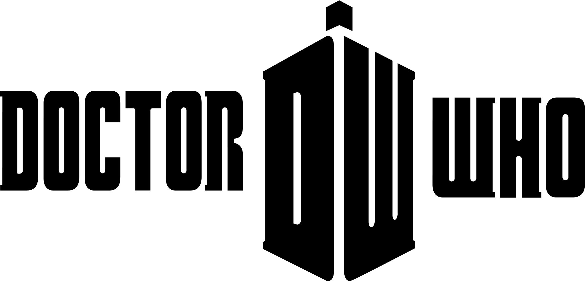 Dalek Travel Mug - Doctor Who Logo 2017 (2428x1420), Png Download