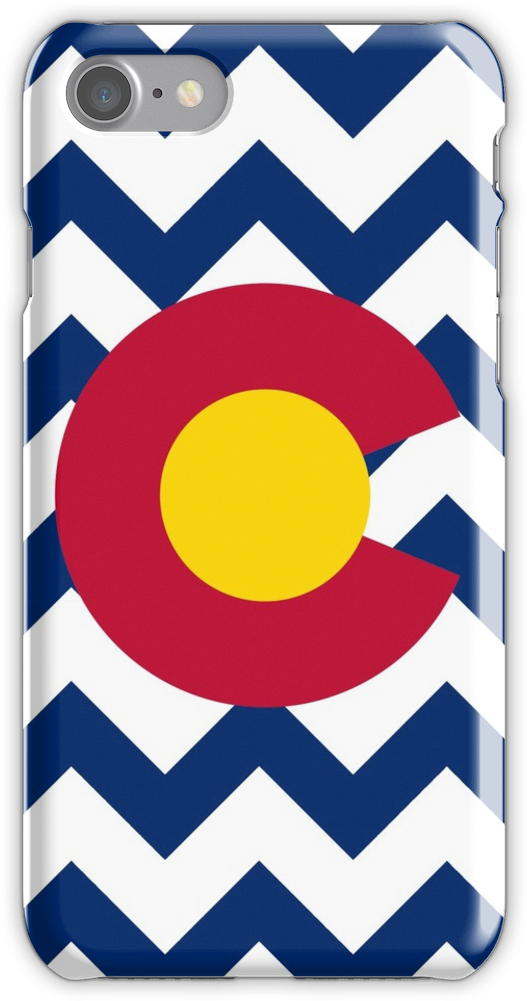 Chevron Colorado Flag Pattern Iphone 7 Snap Case - Iphone 5s Otter Cases For Girls (750x1000), Png Download
