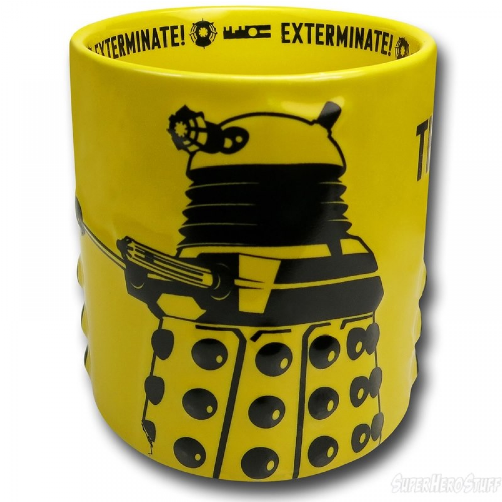 More Views - Doctor Who The Daleks Coffee Mug (1000x1231), Png Download