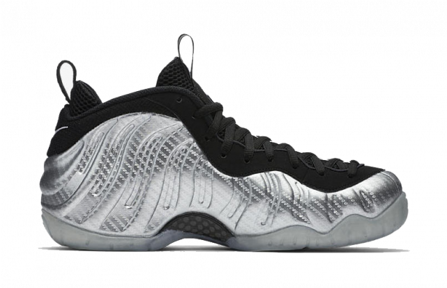 Nike Air Foamposite Pro Silver Surfer (640x640), Png Download