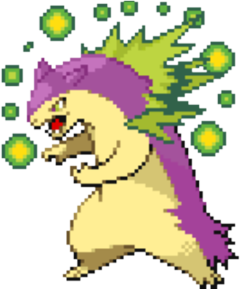 Spirit Typhlosion - Typhlosion Png Project Pokemon (420x420), Png Download