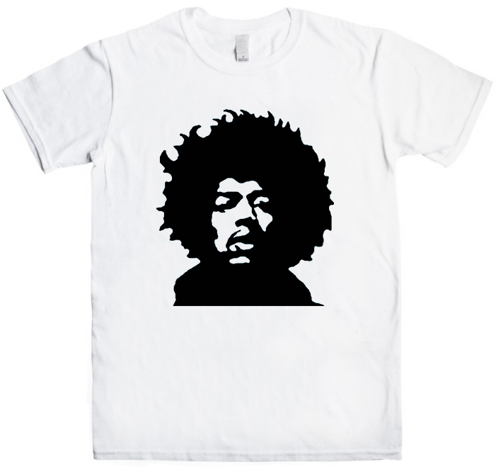 Jimi Hendrix - Jimi Hendrix Red Poster (700x700), Png Download