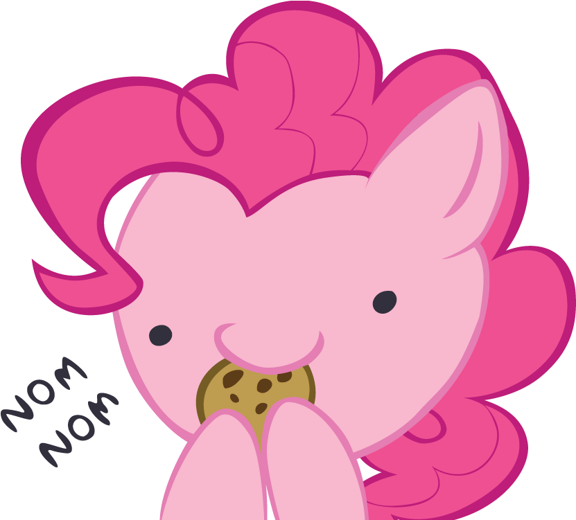 Pinkie Pie With Cookie (850x750), Png Download