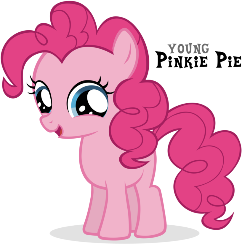 Fanmade Young Pinkie Pie - My Little Pony Pinkie Pie Filly (892x896), Png Download