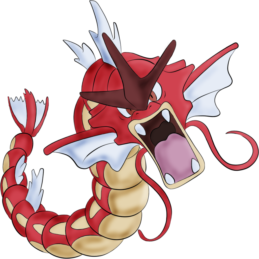 Pokemon Gyarados Shiny (894x894), Png Download