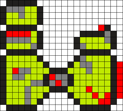 Spring Trap Perler Bead Pattern / Bead Sprite - Make Springtrap In Perler Beads (421x379), Png Download