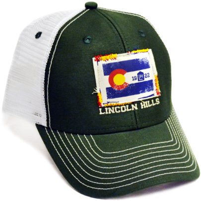 Lh Colorado Flag Trucker - Baseball Cap (480x480), Png Download