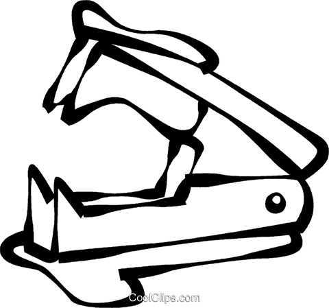 Staple Remover Royalty Free Vector Clip Art Illustration (480x449), Png Download