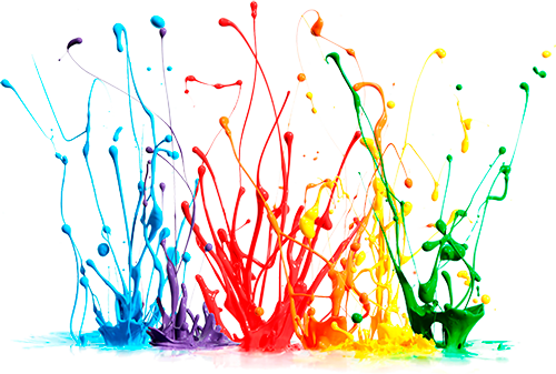 Gotas De Pintura - Gotas De Pintura Png (500x337), Png Download