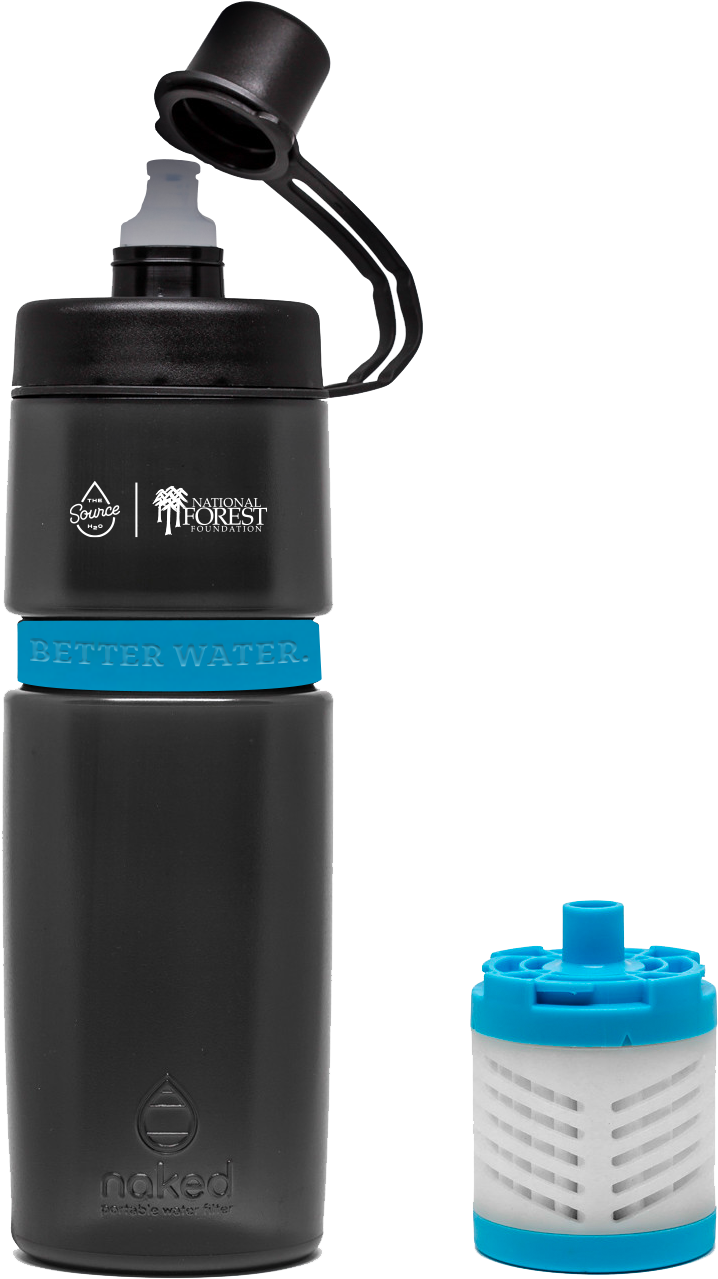 Naked Filter Water Bottle Png Stupid Water Purifier - Water (923x1398), Png Download