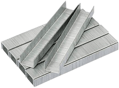 Stacked Rows Of Lightweight Staples - 8mm Steel Staples (1000) (400x400), Png Download
