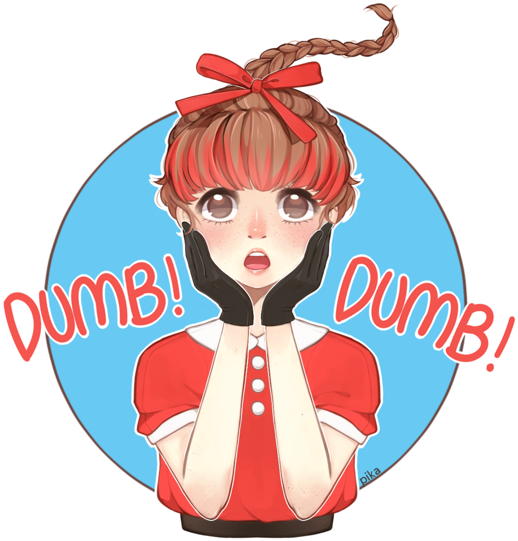 Stupid Drawing Red Velvet - Red Velvet Irene Fanart Dumb (1024x1069), Png Download