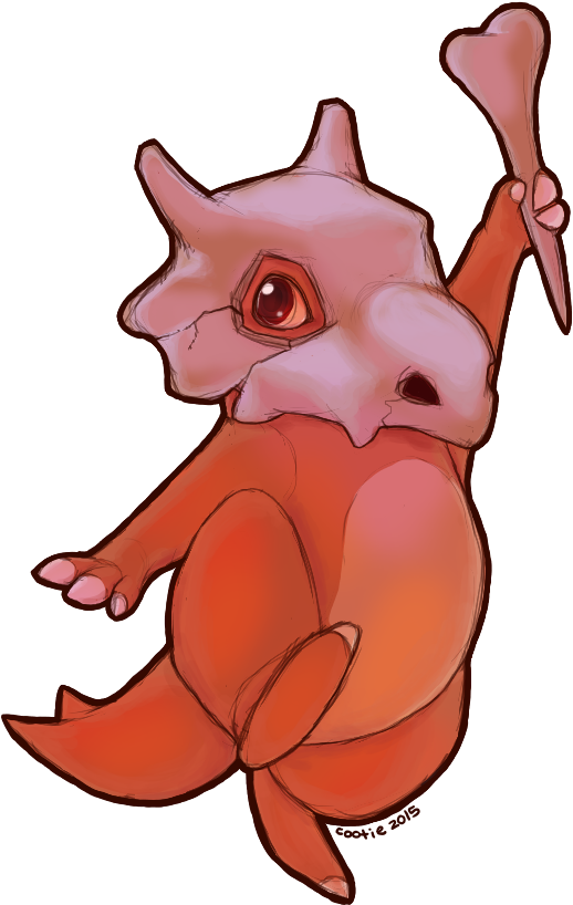 Cubone (600x850), Png Download