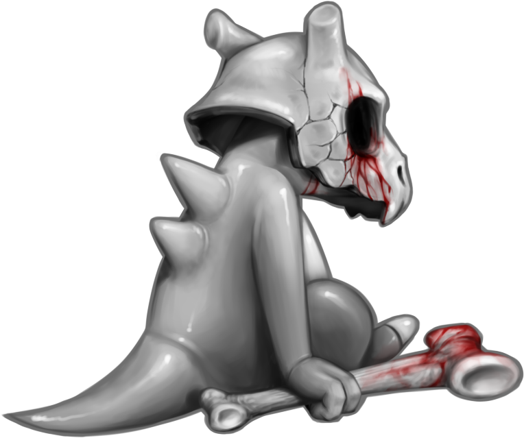 Poor Thing - Cubone - Pokemon Creepy Cubone (942x795), Png Download