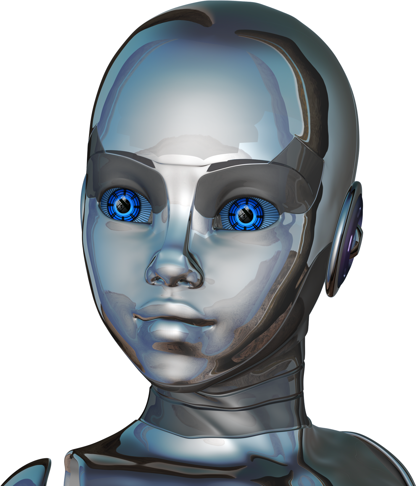 Robo Inteligencia Artificial Png (620x640), Png Download