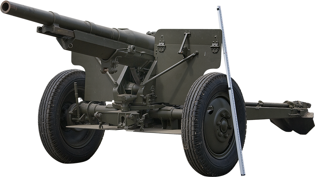 Artillery Png Free Download - Planos De Cañon Artilleria (1066x595), Png Download