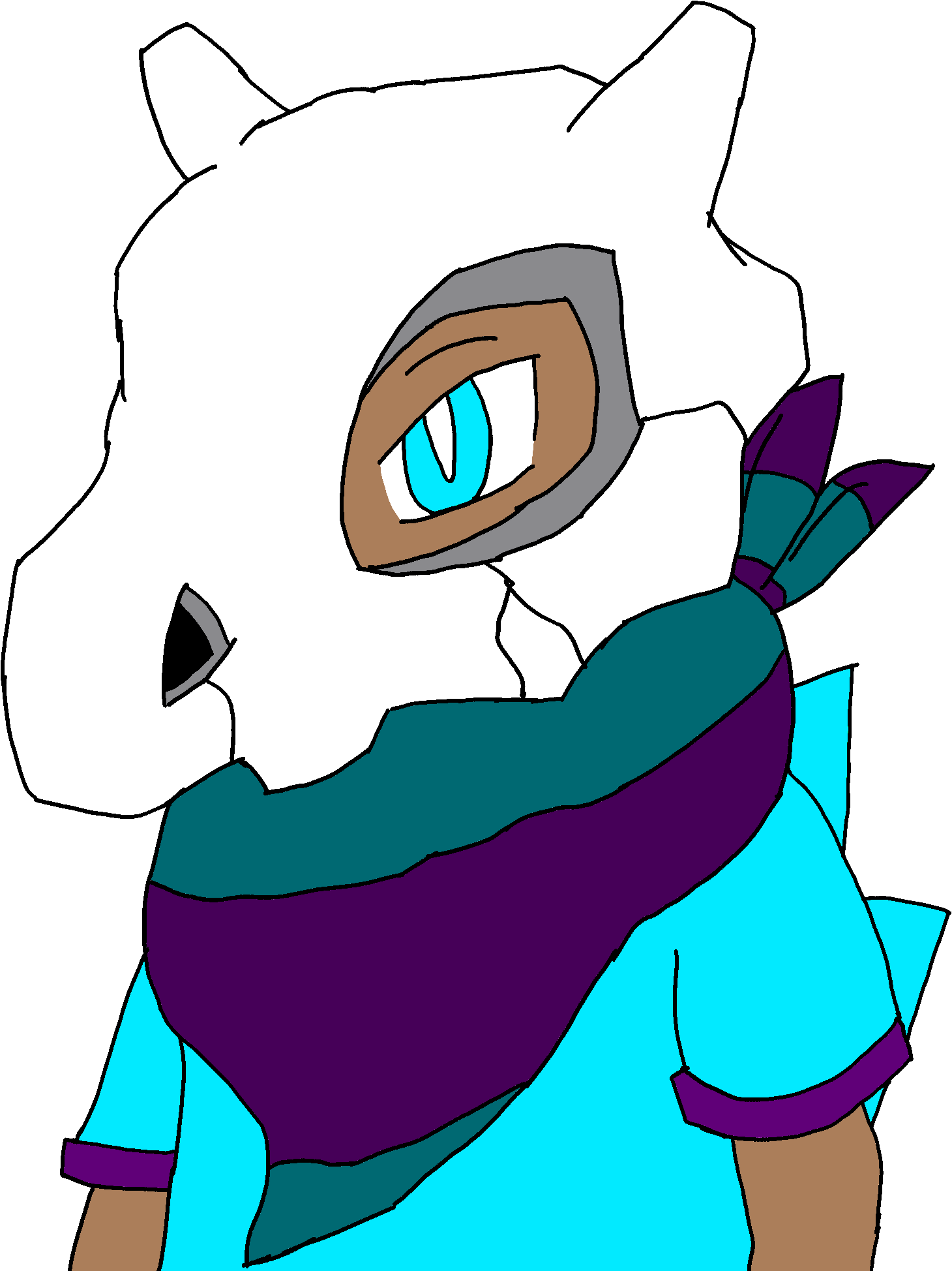 I Have Now Made My Mystery Dungeon Oc A Cubone - Cubone (1024x1024), Png Download