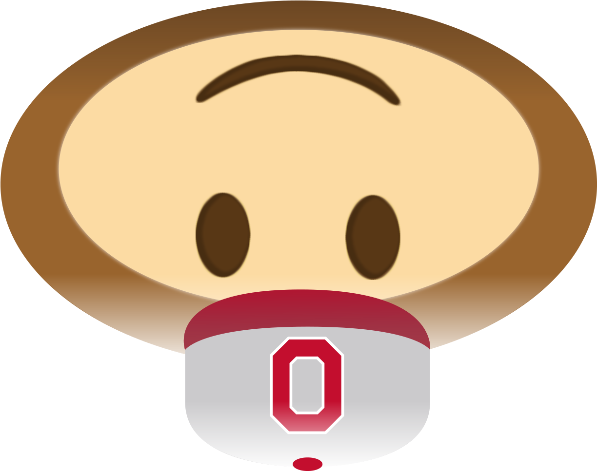 Brutus Emoji Ohio State Football, Ohio State University, - All Ohio State Emoji (1500x1500), Png Download