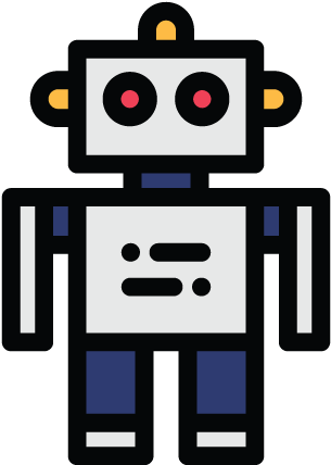 Robots - Content Marketing (600x600), Png Download