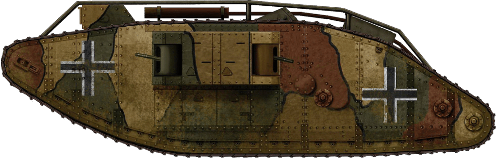 Beutepanzerwagen Iv Female - Mark I Tank Png (1024x328), Png Download