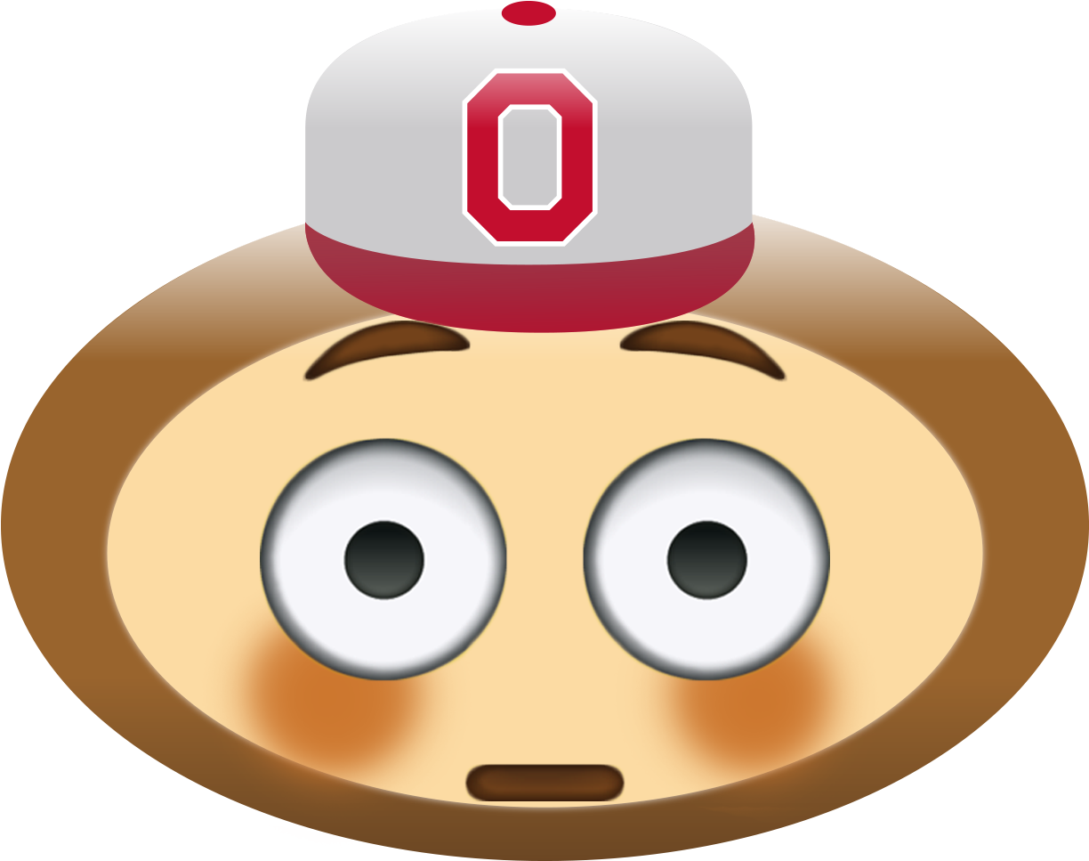 Brutus Emoji Buckeyes Football, College Football, Ohio - Buckeye Emoji (1500x1500), Png Download