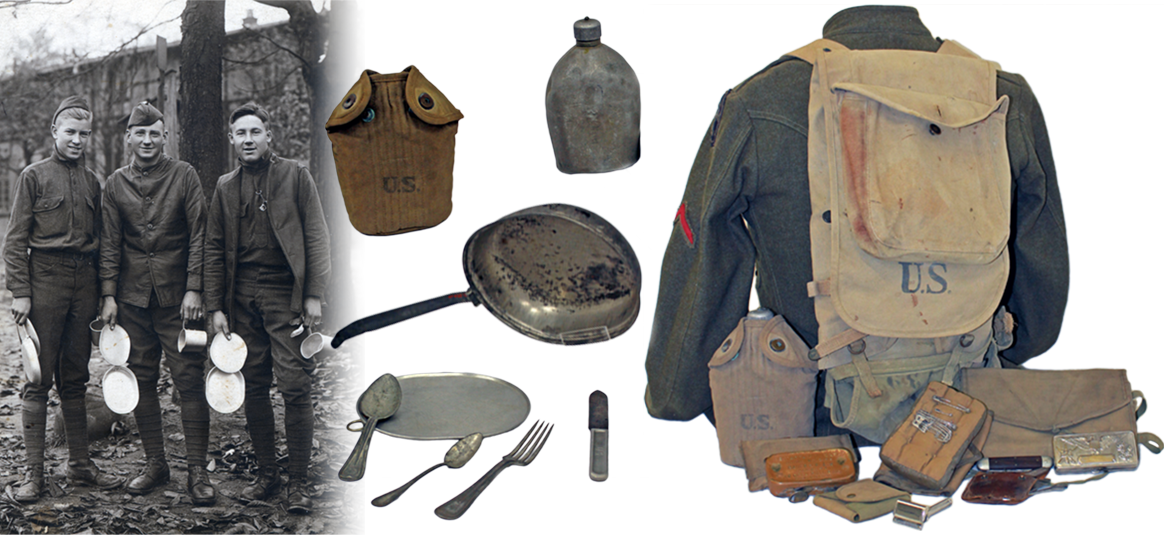 Image Showing Mess Kits And What Soldiers Packed In - Soldier (1170x535), Png Download