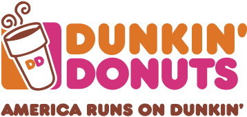 Dunkin' Donuts Logo - Dunkin Donuts America Runs On Dunkin Logo (400x400), Png Download